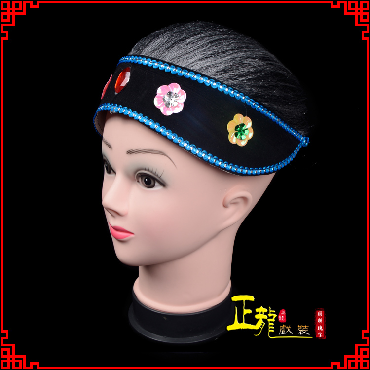 南阳老旦媒婆穷老太婆假发套 老旦头套